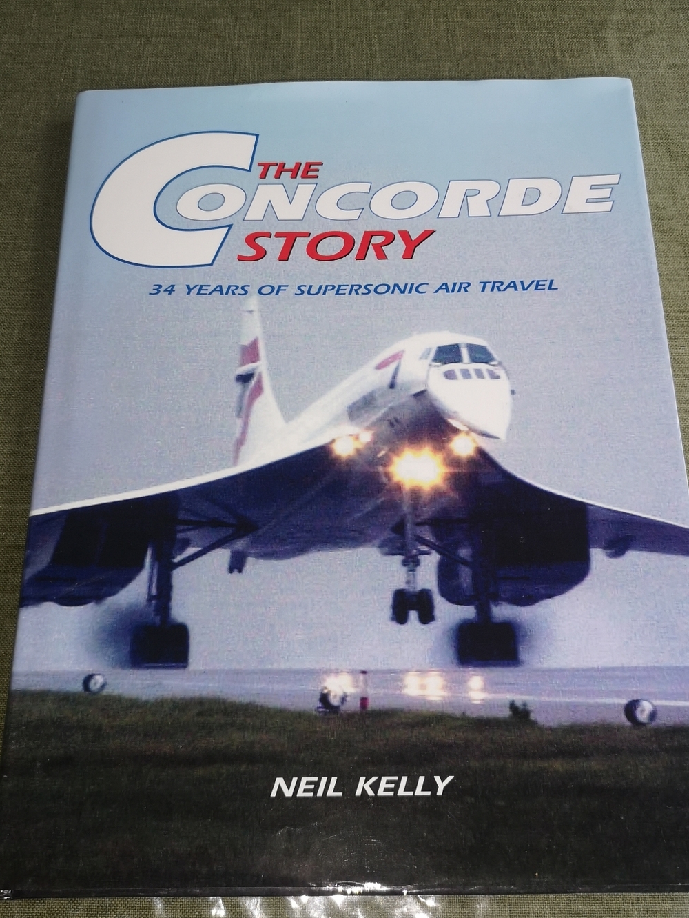 The Concorde Story - Blue Hardcover Aviation Book